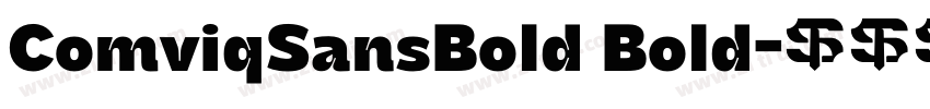 ComviqSansBold Bold字体转换 ComviqSansBold Bold字体转换